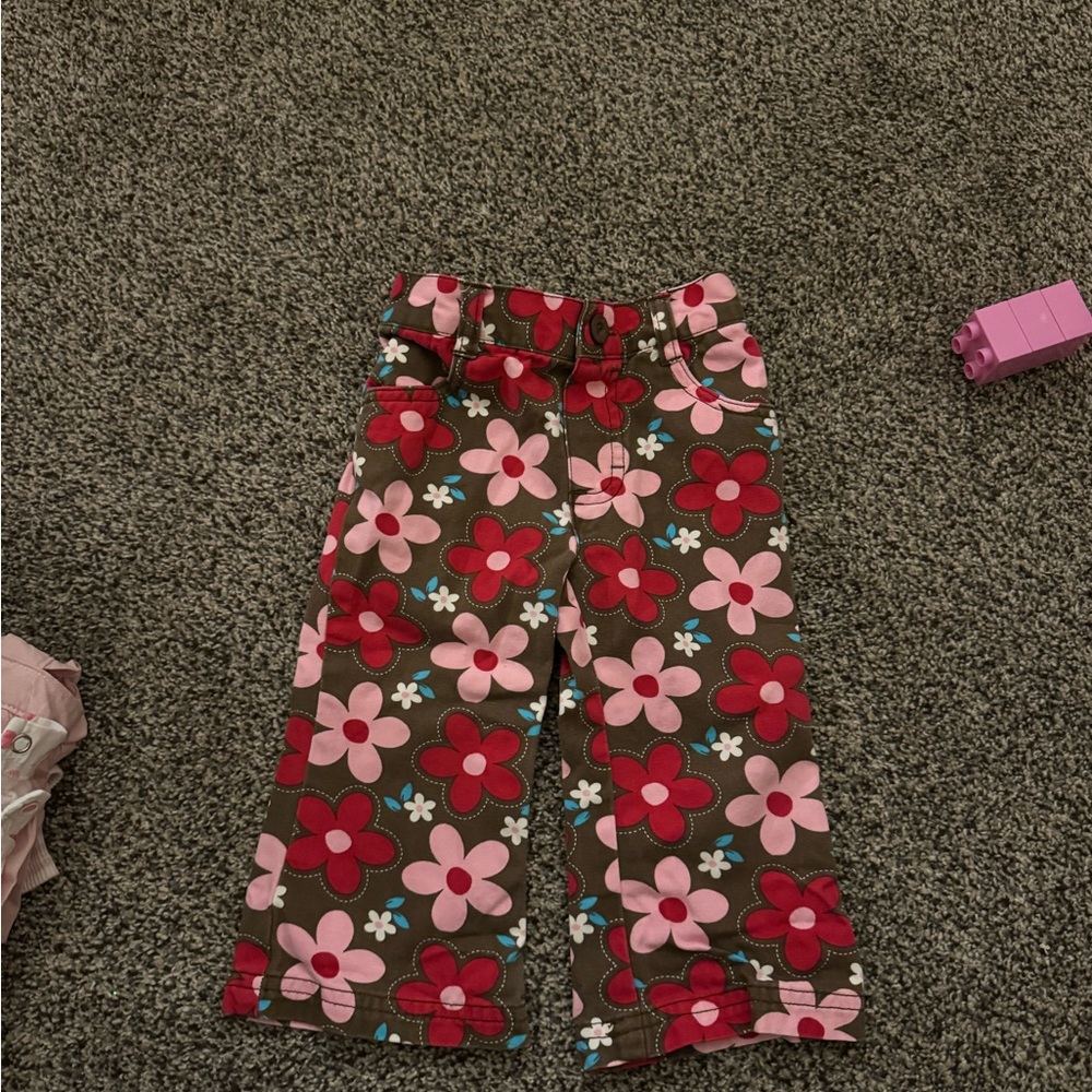 Floral Patterned Pants